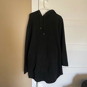 Hooded sweatshirt dress